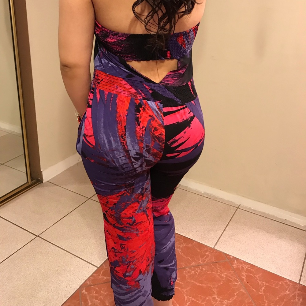 One piece jumpsuit.